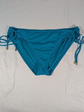 New La Blanca 'Island Goddess' Side-Tie Bikini Swimsuit Bottom, Turquoise - 16